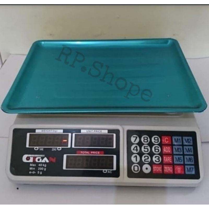 Timbangan Digital 40kg Merk Gigan, Terlaris