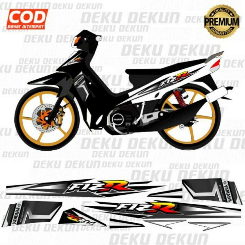 striping variasi f1zr / striping variasi f1zr hitam putih / striping variasi fizr / striping variasi