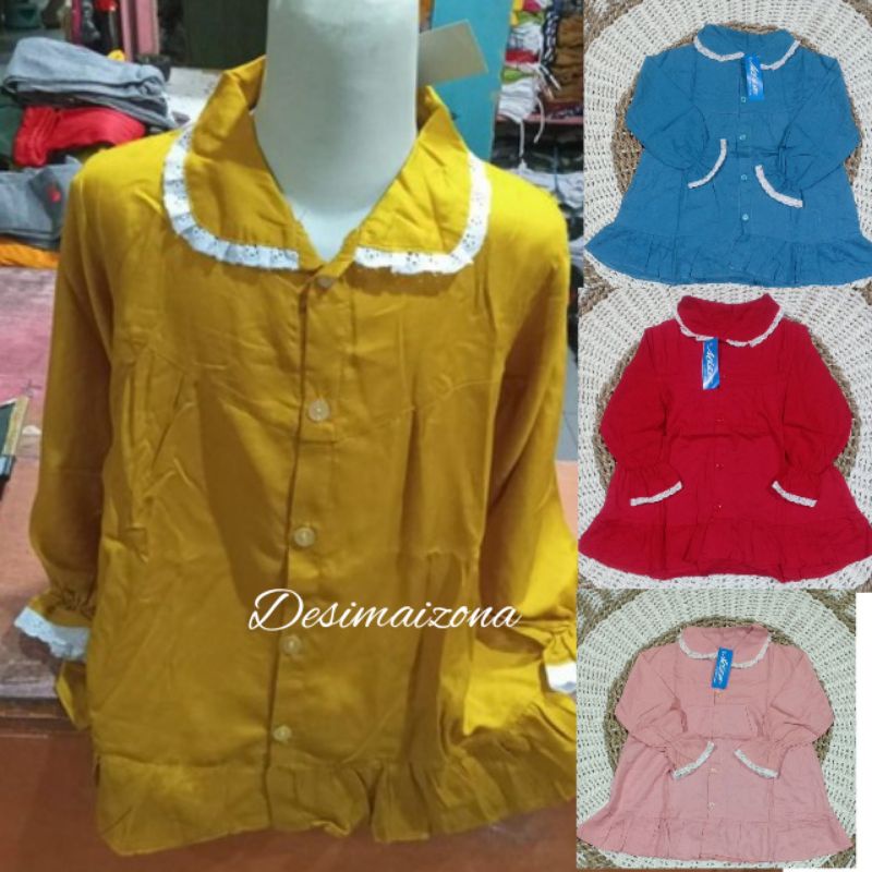KEMEJA  ANAK PEREMPUAN,Allsize:2-4 Tahun