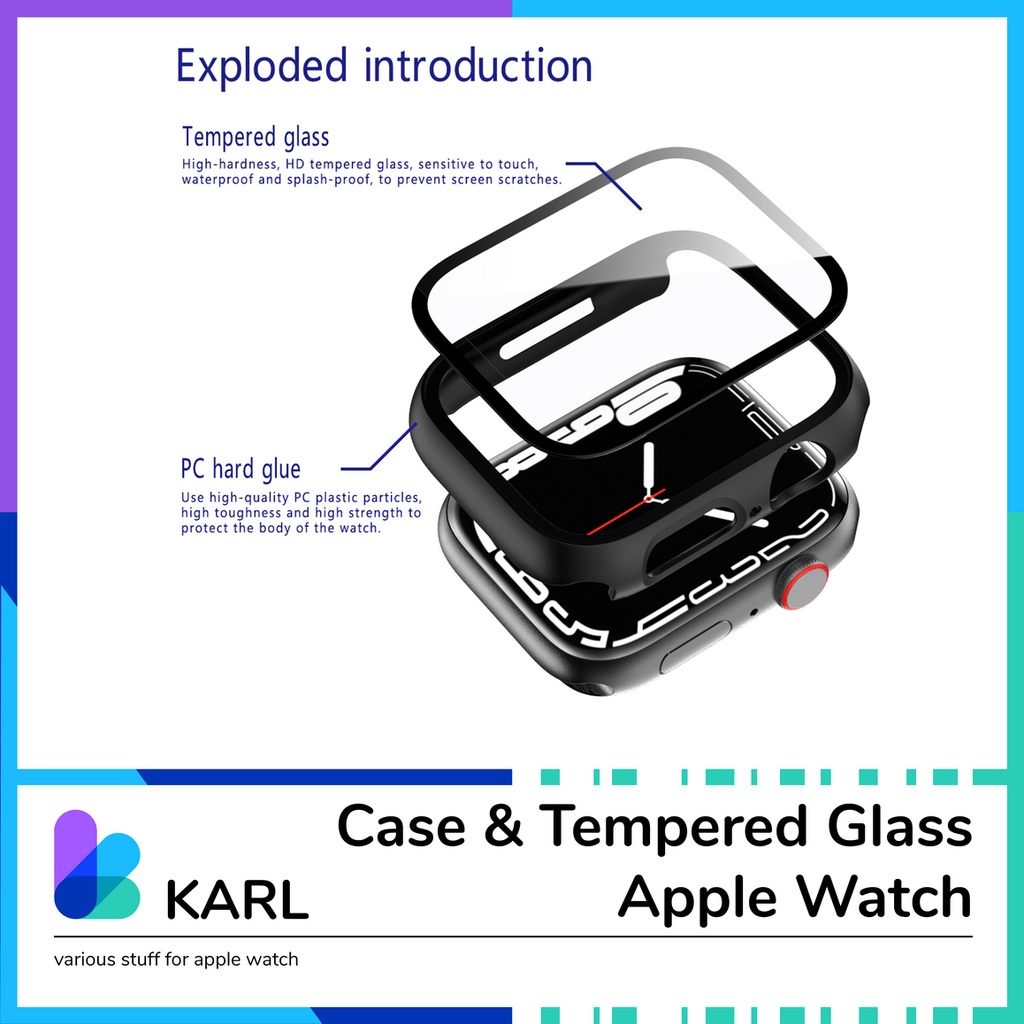 Apple Watch Hard Case Cover Bumpercase iWatch Series 6 SE 5 4 3 2 1