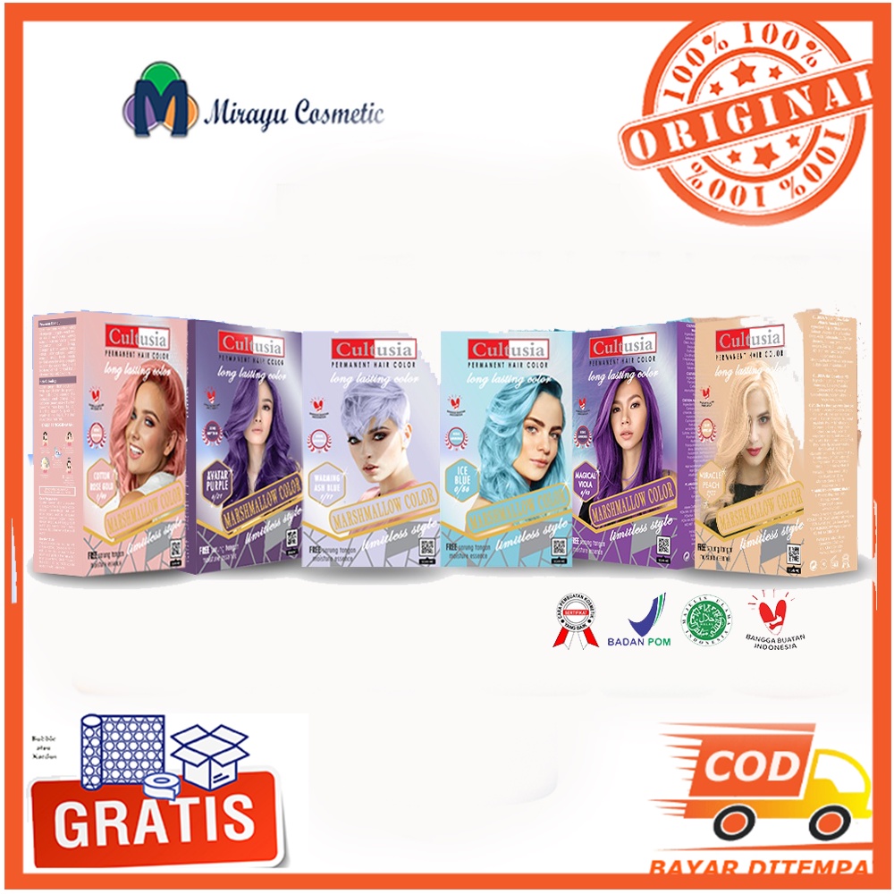 Cultusia Hair Marshmallow Color Ice Blue 0/56 Avatar Purple Ice Blue Cotton Rosegold Magical Viola 3