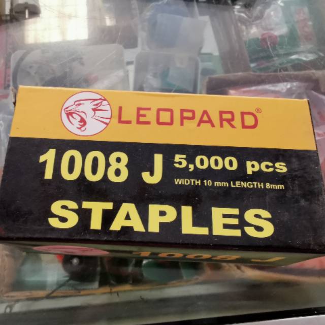 

Isi Paku Tembak 1008 J Staples Leopard 1008J