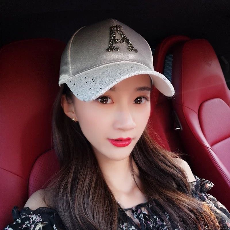 Topi  baseball【3warna A 】 cap casual diamond Korean fashion hat outdoor