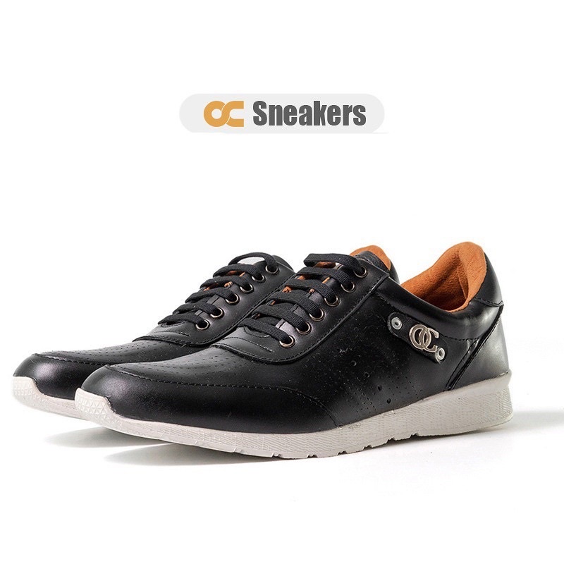 SEPATU KULIT SNEAKERS SEPATU KULIT PRIA SEPATU KULIT SANTAI SEPATU SANTAI KULIT OC SNEAKERS