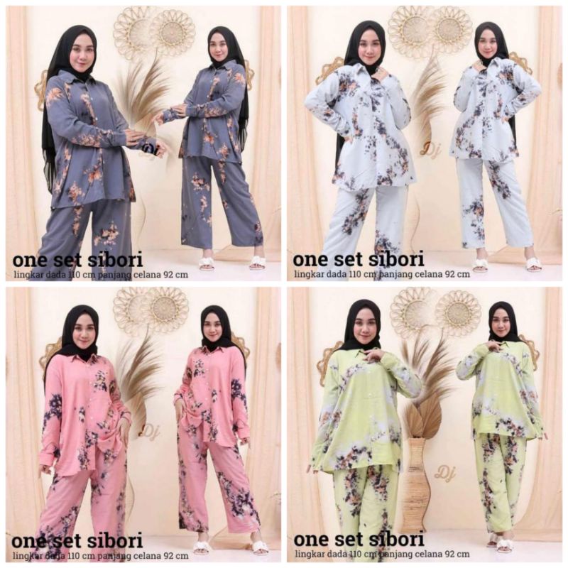 [BISA COD] Setelan Tie Dye One Set Tie Dye