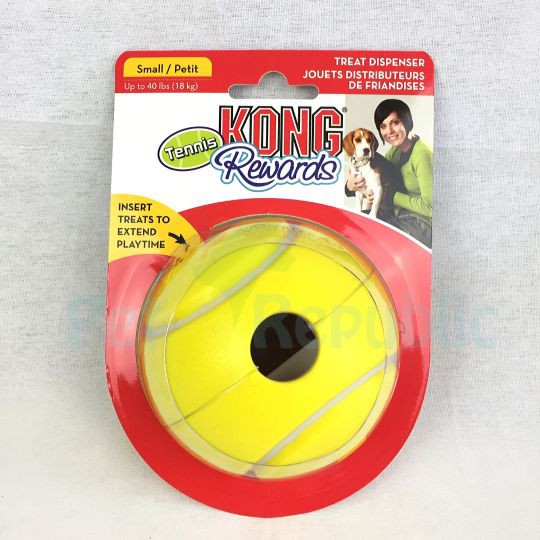 

Pet Republic Mainan Anjing KONG PEP33 Rewards Tennis Ball Small