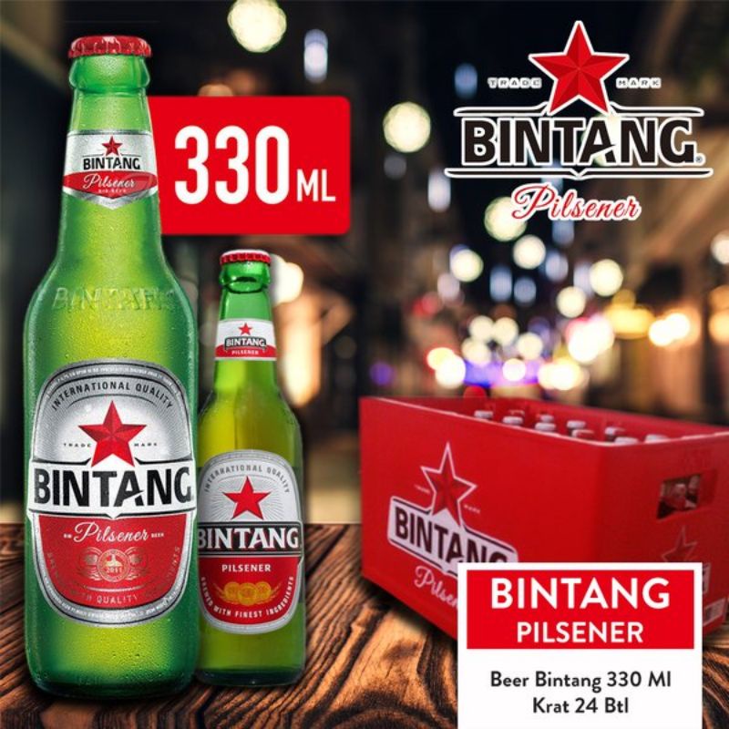 Jual Beer Bintang Pilsener 330ml Shopee Indonesia 5261