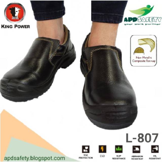 composite toe slip on safety shoes