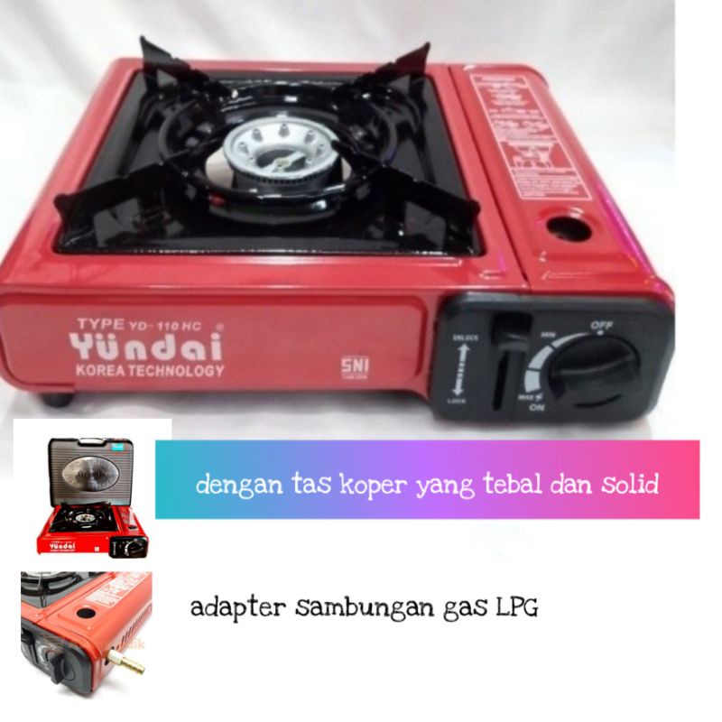 kompor portable yundai