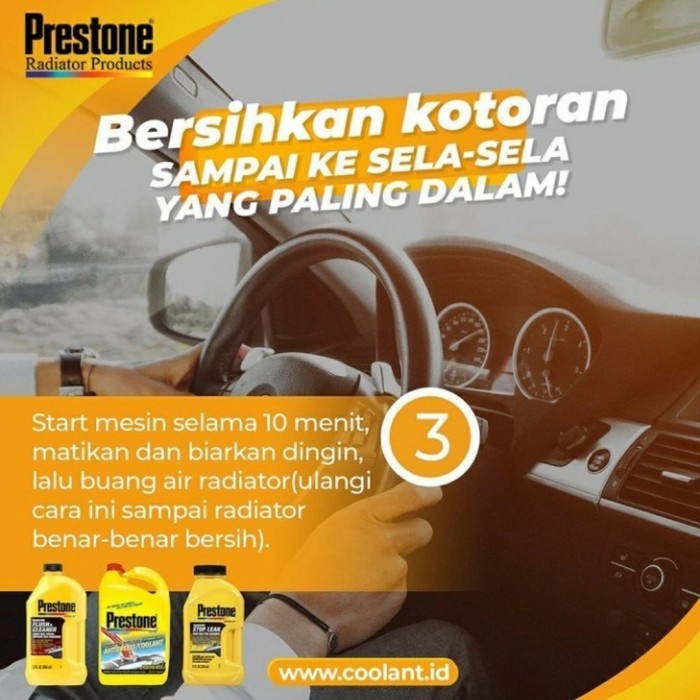 Prestone Radiator Coolant 4L - Merah