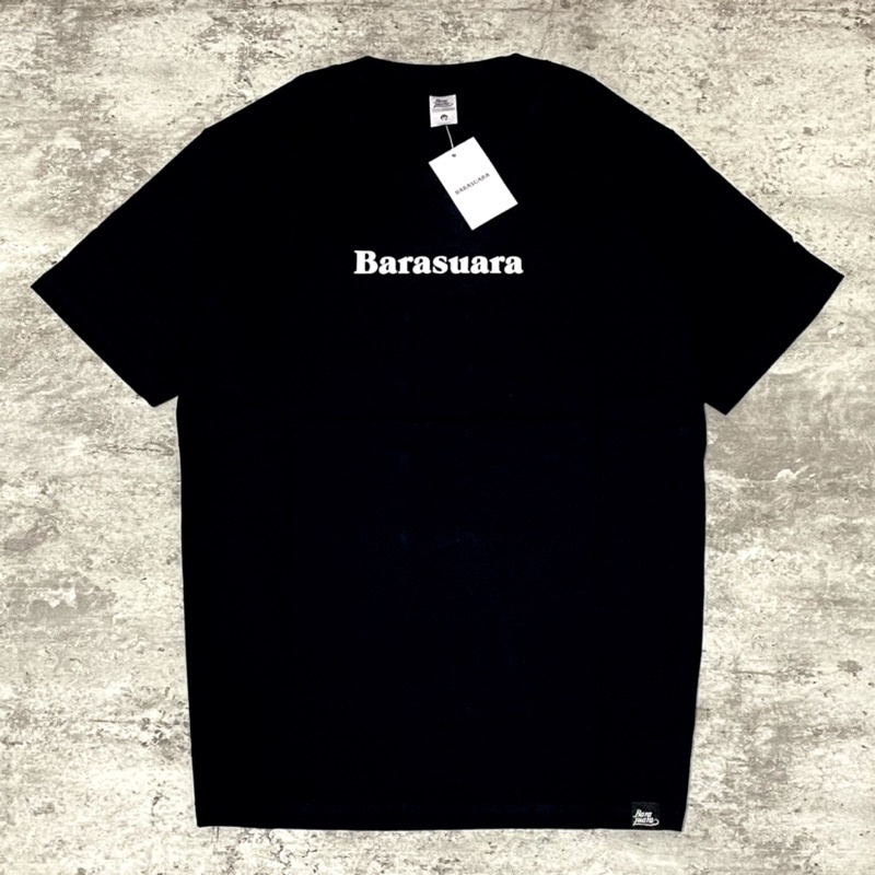 noov music merch Barasuara - Typograph Mengunci Ingatan Tshirt - Black Kaos Pria