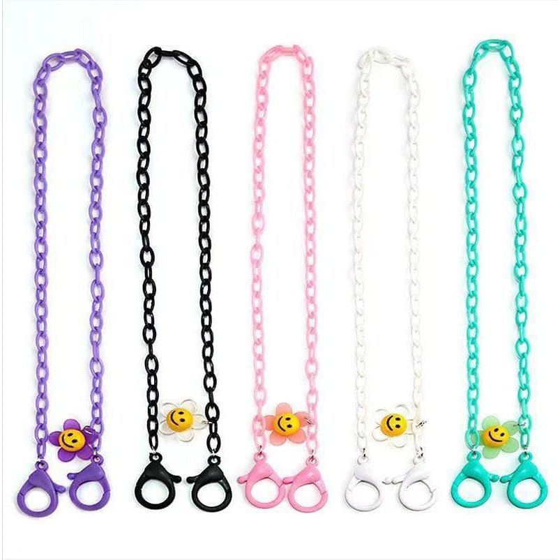 Kalung Strap Masker Tali Masker Kalung Mask Chain kekinian Sun Flower