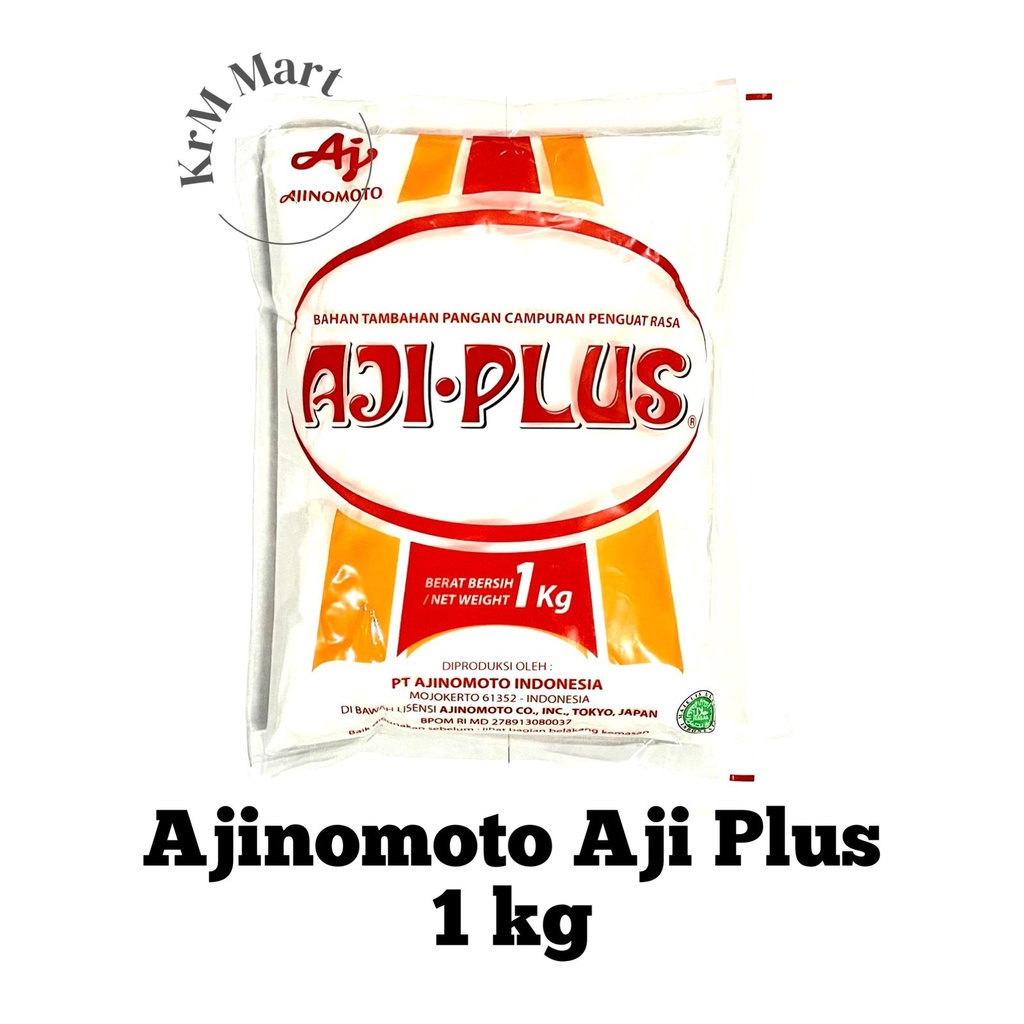 

Aji Plus 1 kg bubuk msg micin penyedap penguat rasa Ajinomoto ajiplus