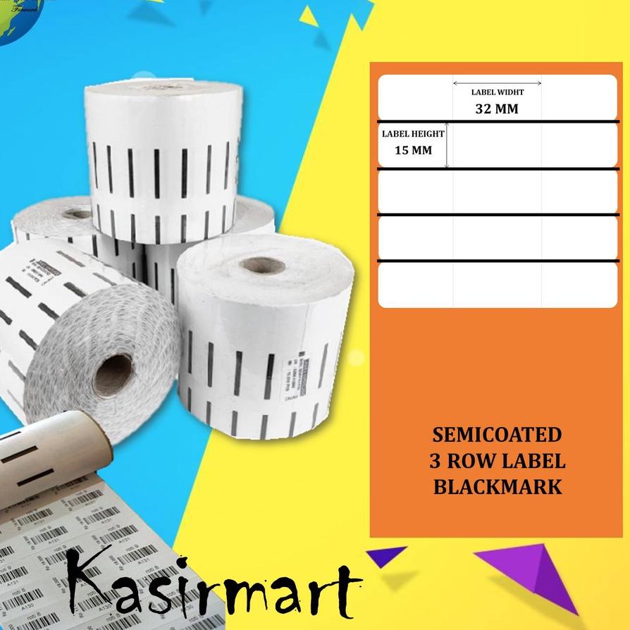 

Terjangkau LABEL BARE SEMICOAT 32x18 BLACKMARK 3LN CORE 3 INCH ISI 10.000 PCS <