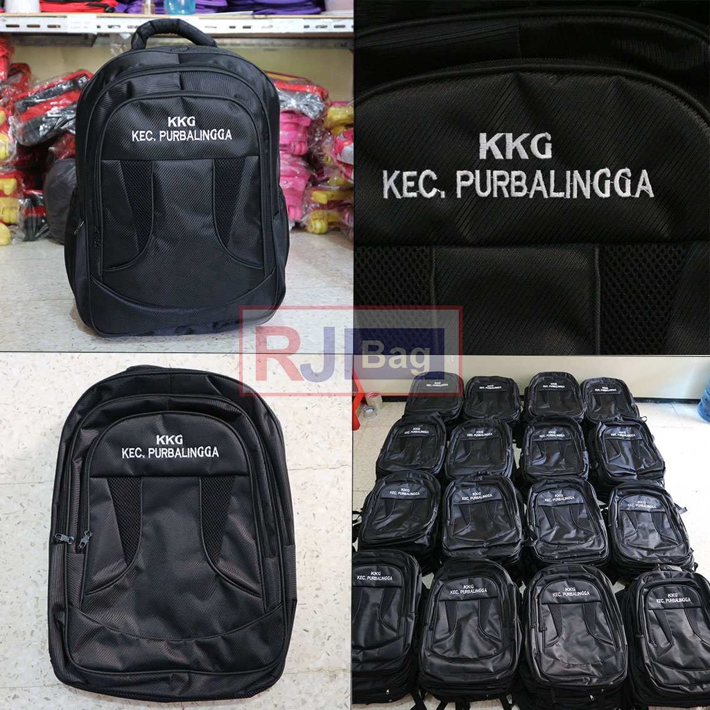 Tas Grosir Seminar KKG Kecamatan Purbalingga Backpack Custom Ransel Bordir Kerja Grosiran Termurah