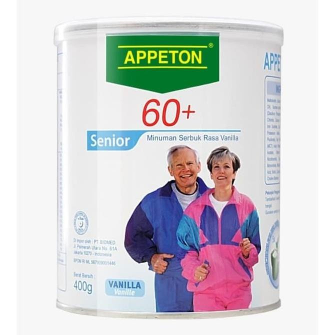 

ready ya kak Appeton 60+ Susu Orang Tua Rasa Vanila 400gr