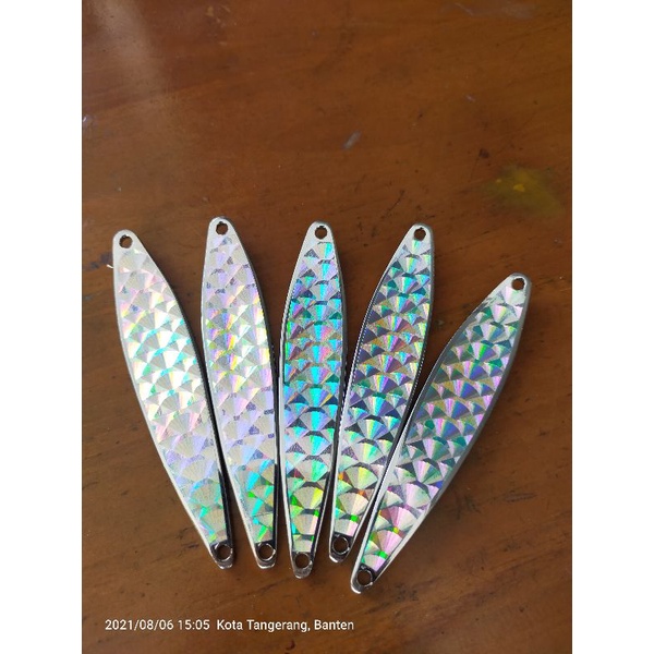 Spoon Lure Mancing Tenggiri  tipe S 30 dan 40 gram Lure casting