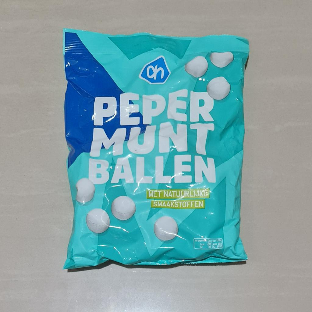 Permen AH Albert Heijn Pepermunt Ballen / Peppermint Balls 250 Gram