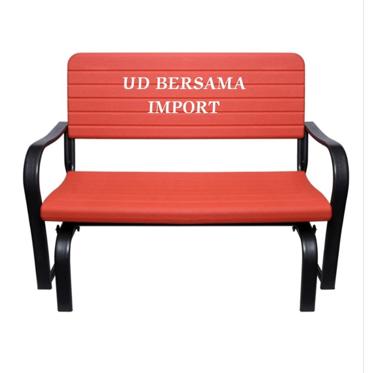 KRISBOW Kursi Goyang Taman 2 Dudukan/Kursi Ayun/Swing Bench Glider ORI