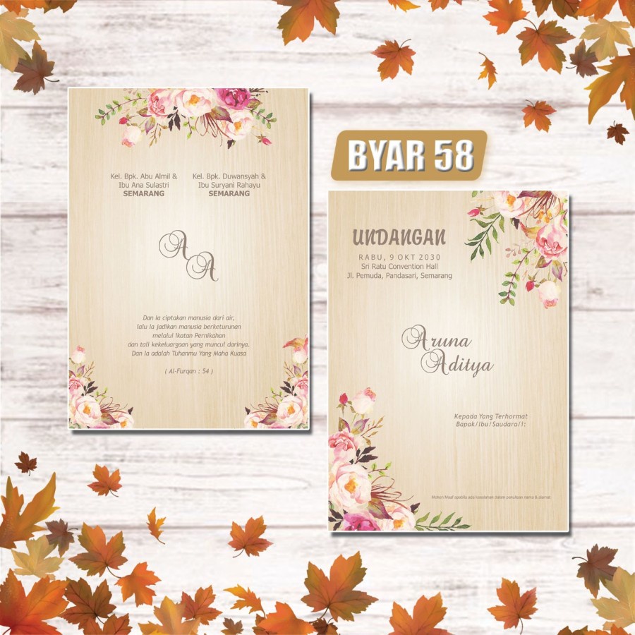 

Blangko Undangan Nikah Byar 58 Free File Setting
