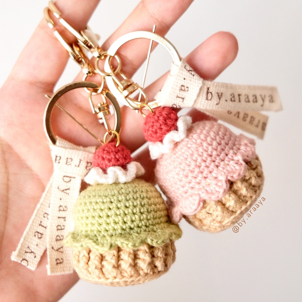 Cupcake | Gantungan Kunci | Amigurumi