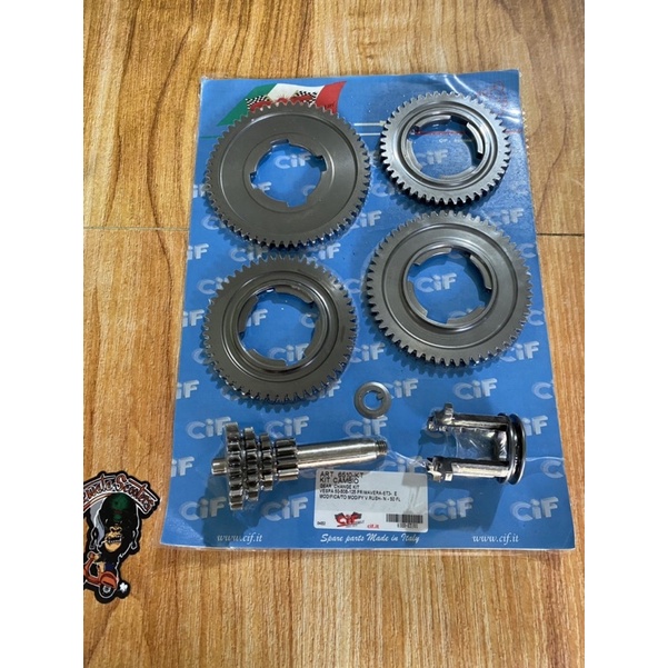 Jual gearbox rasio gigi 4 speed vespa smallframe pts special et3 CIF