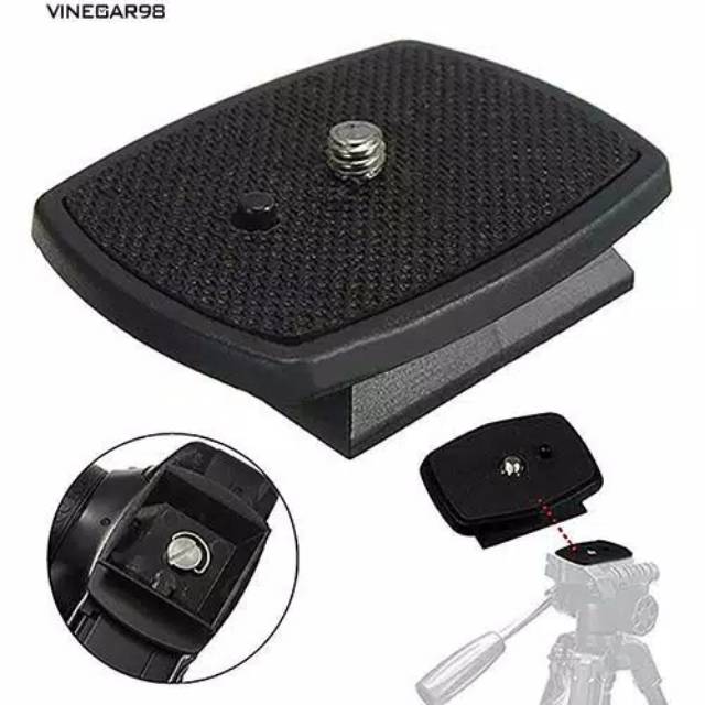 Medan Shoes Quick Release Plate 4cm untuk Tripod 1.5m Takara Somita Attanta Weifeng Excell