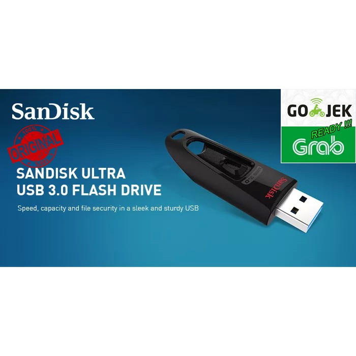 Flashdisk Sandisk Ultra CZ48 32GB USB 3.0 Garansi Resmi Original