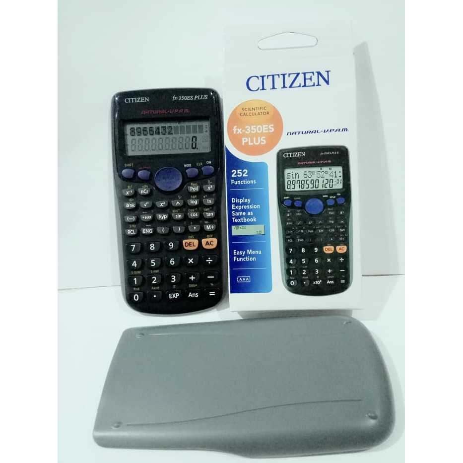 

Kalkulator Citizen FX-350ES PLUS Scientific Komplit 252 functions Calculator - AAA Battery ORIGINAL