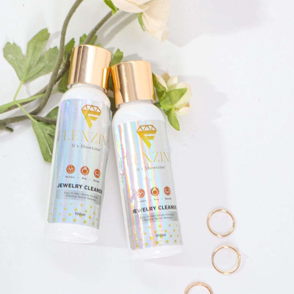 J64M Flexzinc Jewelry Cleaner (Paket 3 Pcs) -3X Flexzinc +  Sikat +  Lap +  Box U79