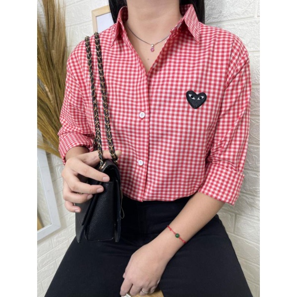 Kemeja Wanita / Kemeja Cewek / Kemeja cdg / Kemeja cdg wanita / kemeja wanita lengan panjang/