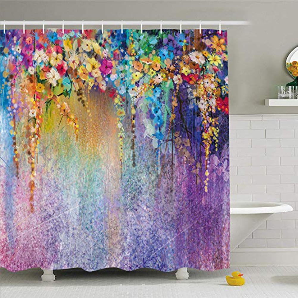 3d Abstract Herbs Home Shower Curtain Shopee Indonesia 3d Abstract Herbs Home Shower Curtain Shopee Indonesia