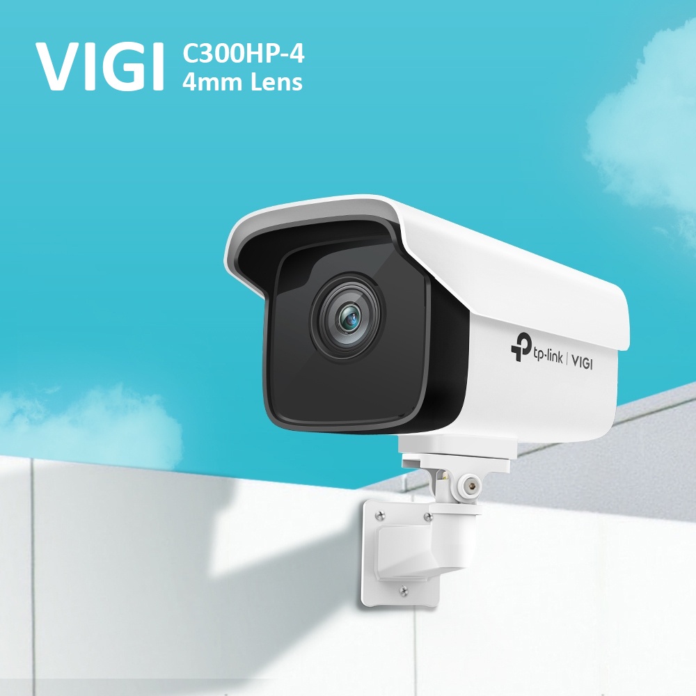 Tp-Link VIGI C300HP-4 Onvif 3MP 4mm Outdoor Network Bullet Camera