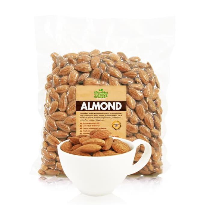 

Natural Kacang Almond Raw (250 gr) TERBAIK