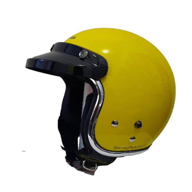 Helm Cargloss Kuning Lemon List Croom Goggle Mask