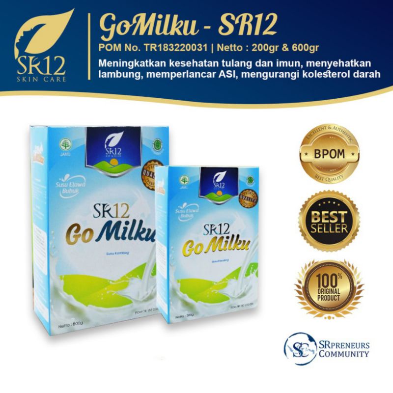 GOMILKU 200Gr  Susu Kambing Etawa Original