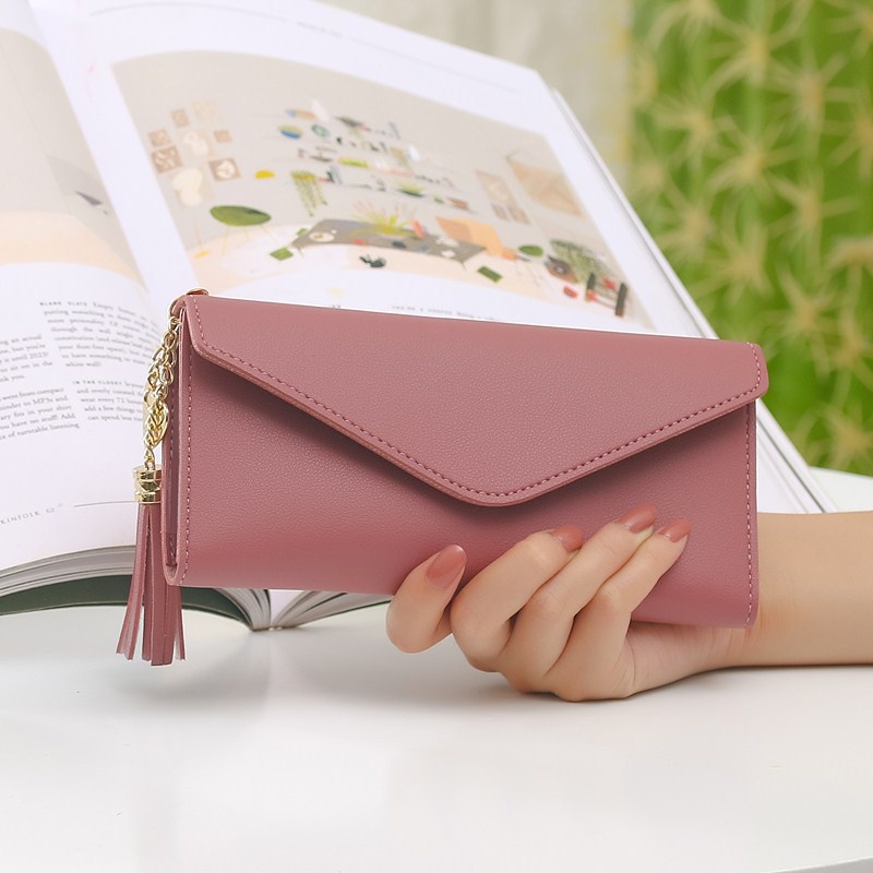 Satu7an D10 DOMPET PANJANG WANITA MOTIF RUMBAI WOMEN WALLET FASHION KOREA STYLE TERLARIS COD IMPORT