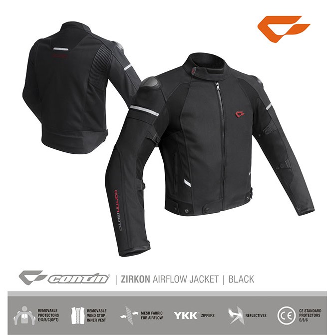 Jaket Motor Contin Zircon / Jaket Touring Contin / Jaket Contin Zircon
