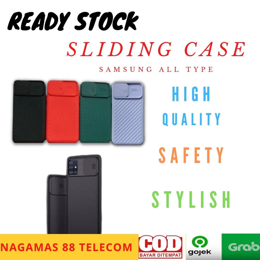 SOFT HARD CASE SARUNGHP SLIDING PREMIUM SAMSUNG A02S A11 A21S A31 A32