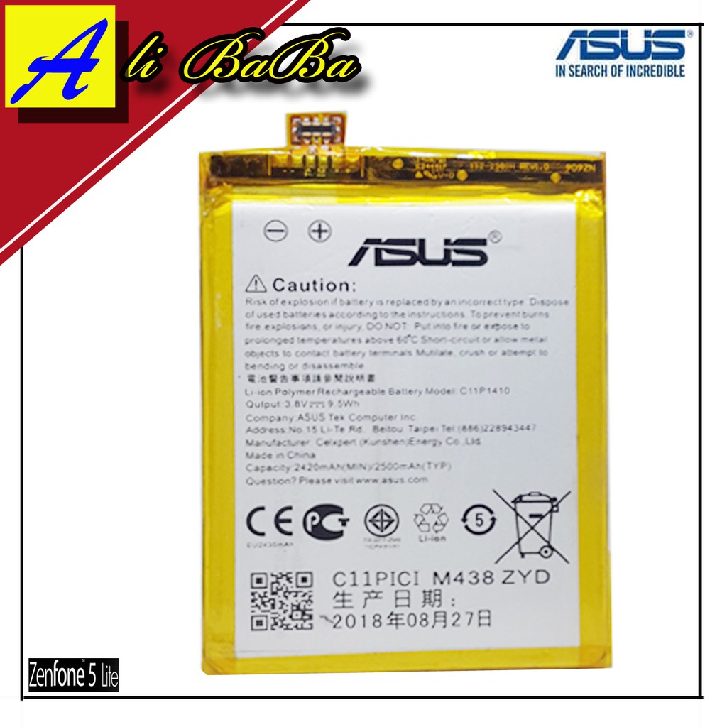 Baterai Handphone Asus Zenfone 5 Lite A502CG C11P1410 Battery HP Asus Zenfone 5 Lite Batu Batre HP