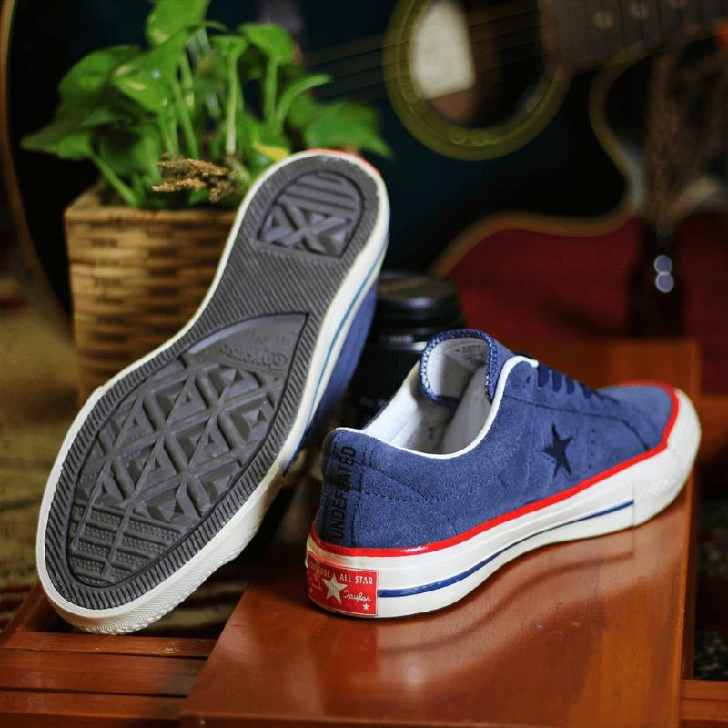 Converse One Star Underfeated Navy Red
