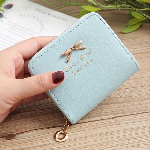 Dompet Wanita Kelly Belly Mini Grace Korean Fashion Trendy Fashion Wallet WD168-Biru Muda