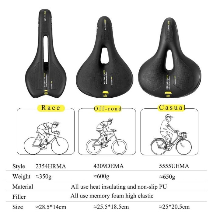 Sadel Sepeda Selle Royal Memory Foam Jok Sepeda Jok sepeda lipat BEST SELLER