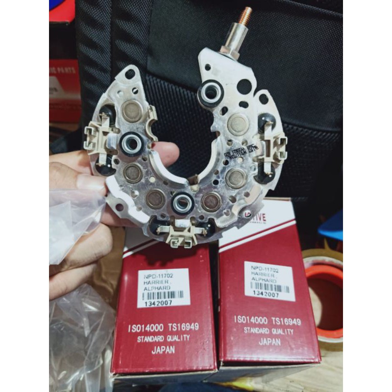 Rectifier Alternator toyota Alphard Harrier Camry  baut 10