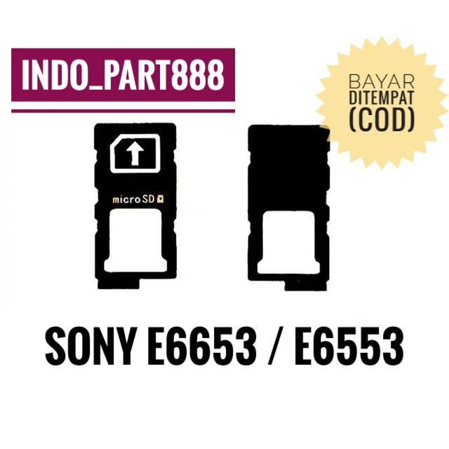 SIMTRAY / SIM LOCK SONY E6653 / E6553 ( SINGLE SIM )