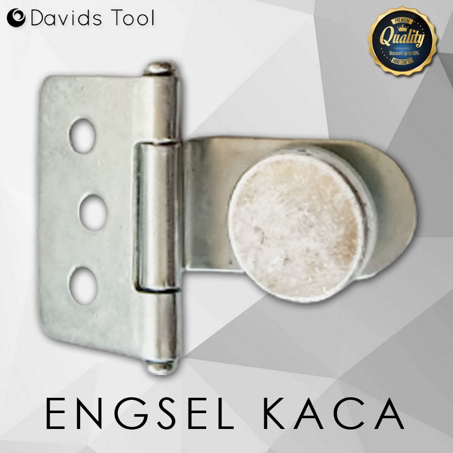 Engsel Lemari Kaca Jepit Casio 90D
