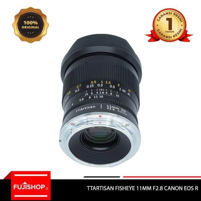 TERBARU TTArtisan 11mm f2.8 for Canon EOS R Fisheye Lens Garansi Resmi Ready Stok-1