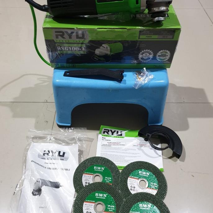 Mesin Gerinda Tangan Ryu / Angle Grinder Ryu RSG 100-3 Termurah