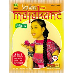 

Jamu Gujati Majakane Serbuk ( 1 Pack Isi 10 Sachet )