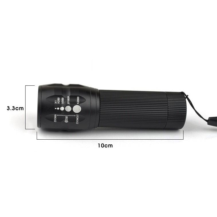 Taffware Senter LED Cree Q5 2000 Lumens